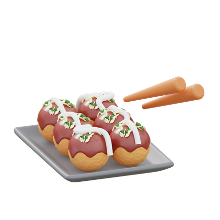 Tokoyaki2  3D Icon