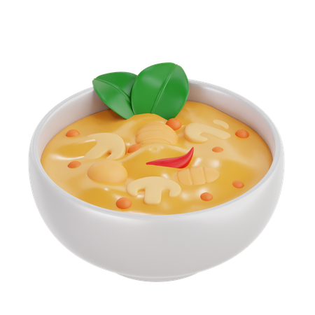 Tom Kha Gai  3D Icon