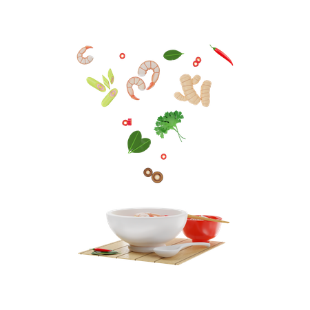 Tom Yam  3D Icon