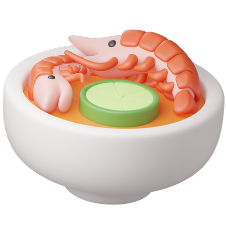 Tom yum  3D Icon