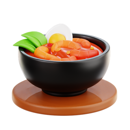 Tom Yum  3D Icon