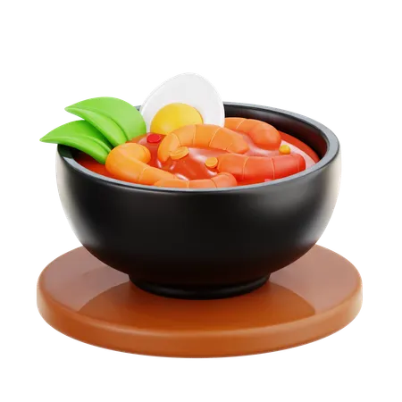 Tom Yum  3D Icon