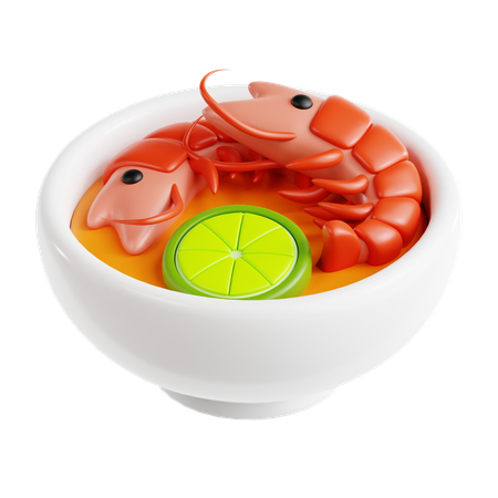 Tom Yum  3D Icon