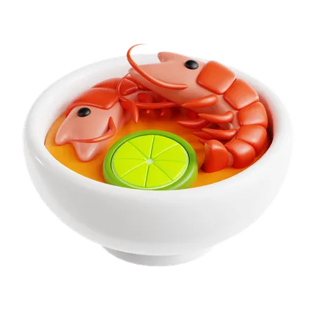 Tom Yum  3D Icon