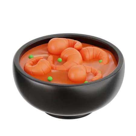 Tom Yum  3D Icon