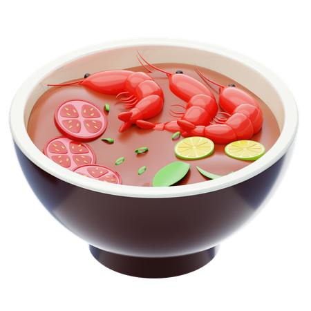 Tom Yum Goong  3D Icon