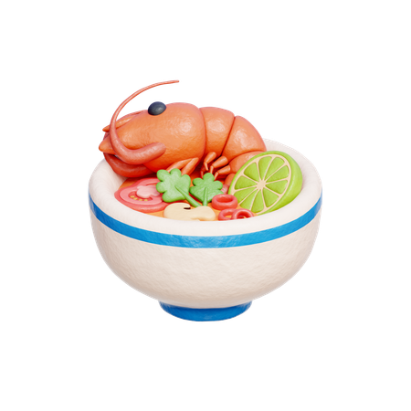 Tom Yum Goong  3D Icon