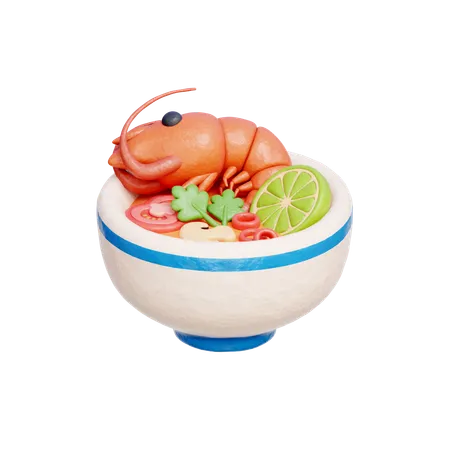 Tom Yum Goong  3D Icon