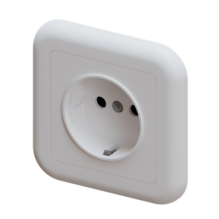 Toma de corriente  3D Icon