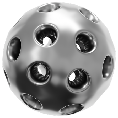 Enchufe profundo cromado  3D Icon