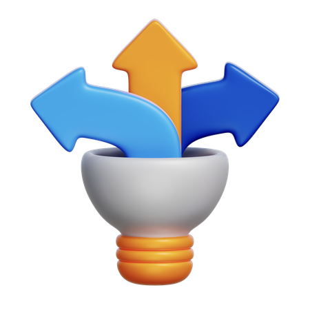 Toma de decisiones estratégicas  3D Icon