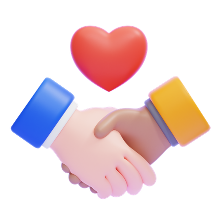 Tomados de la mano con amor  3D Icon