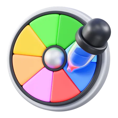 Tomar color  3D Icon