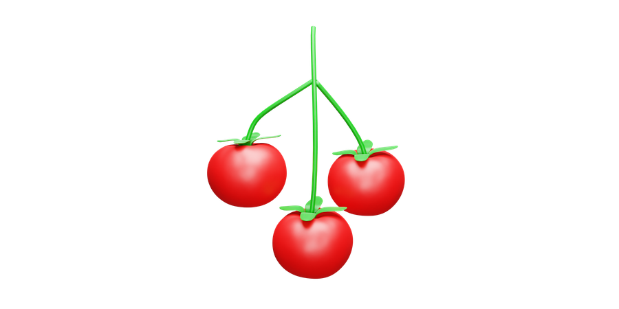 Tomates cherry  3D Icon