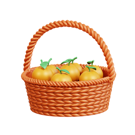 Tomato Basket  3D Icon