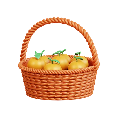 Tomato Basket  3D Icon