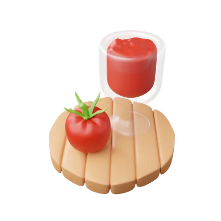 Tomato juice  3D Icon