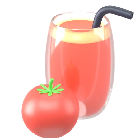 Tomato Juice 3D Icon