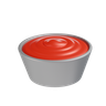 tomato sauce 3d illustration
