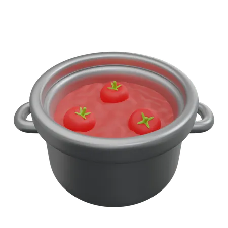 Tomato Soup  3D Icon