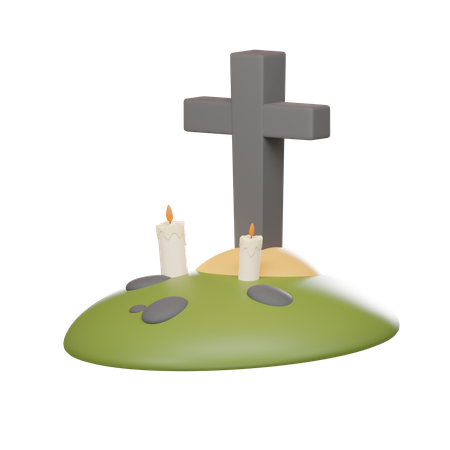 Tomb  3D Icon