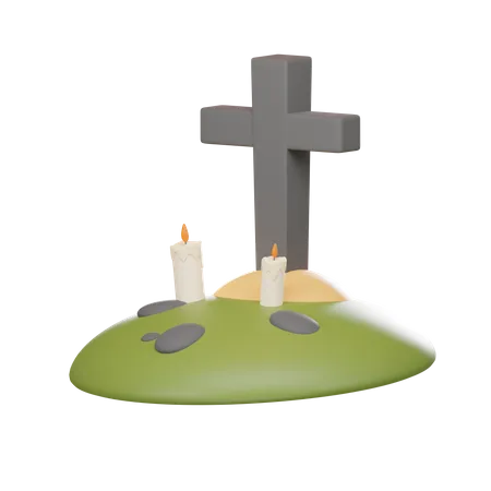 Tomb  3D Icon