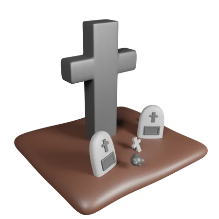 Tombe  3D Icon