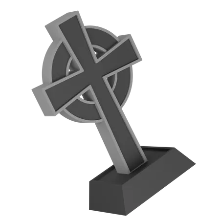 Croix funéraire  3D Icon