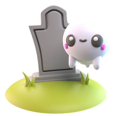 Tombe hantée  3D Icon