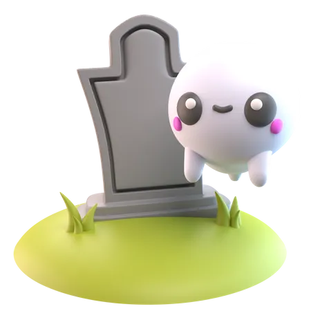 Tombe hantée  3D Icon