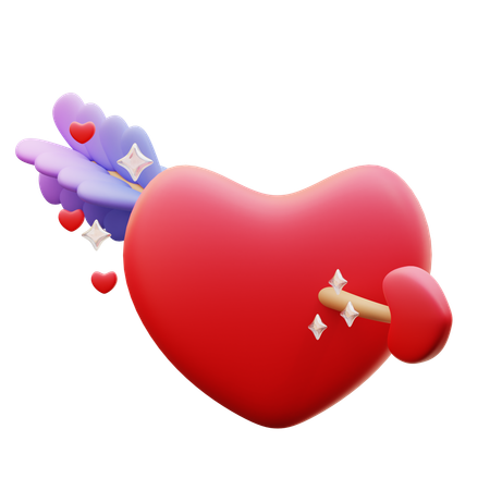 Tomber amoureux  3D Icon