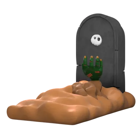 Ready To Use Png Tombstone 3 D Icon In A Clay Style Featuring Various Viewing Angles Front 30 60 Side Perfect For Halloween Decoration And Suitable For Enhancing Your Digital Platform Website Campaign Or Social Media 3D Icon