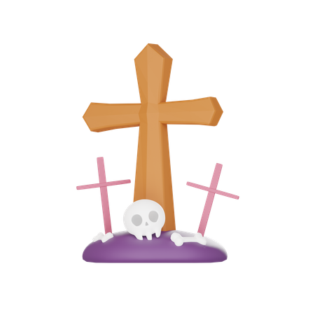 Tombstone  3D Icon