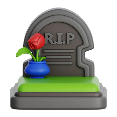 Tombstone  3D Icon