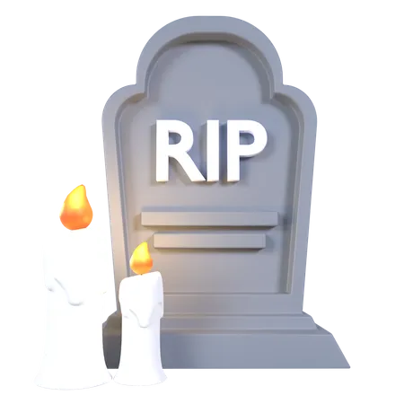 Rip Tombstone 3 D Illustrations 3D Icon