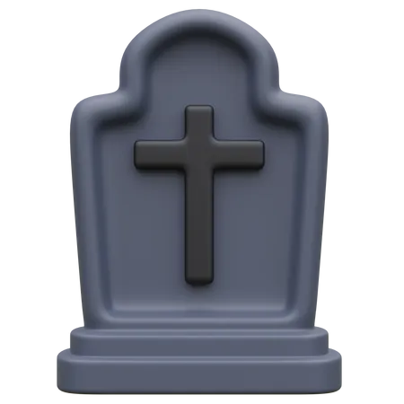 Tombstone Of Halloween Day  3D Icon