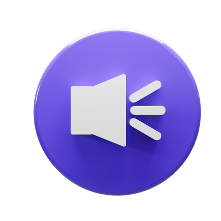 Volume  3D Icon