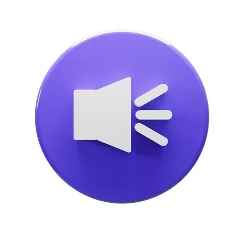 Volume  3D Icon