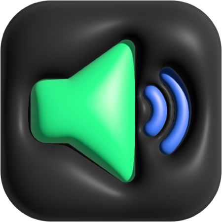 Volume  3D Icon