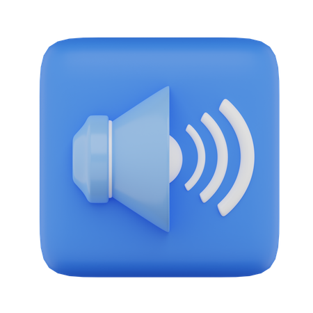 Volume  3D Icon