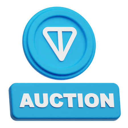 Ton Coin Auction  3D Icon