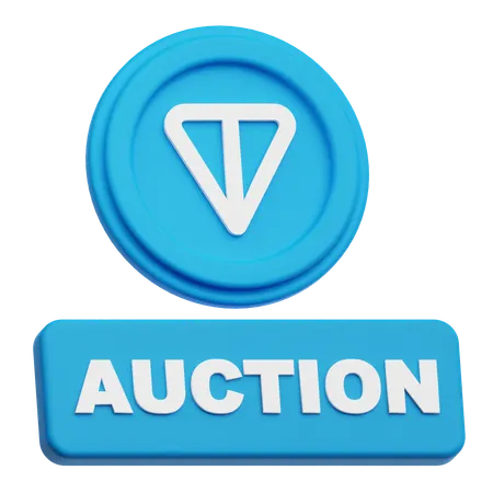 Ton Coin Auction  3D Icon