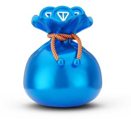 Ton Coin Bag  3D Icon