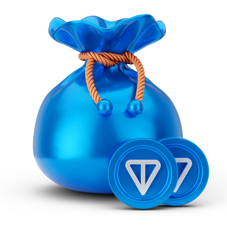 Ton Coin Bag  3D Icon