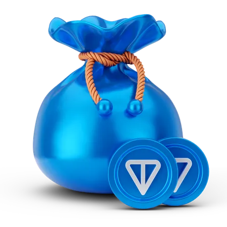 Ton Coin Bag  3D Icon