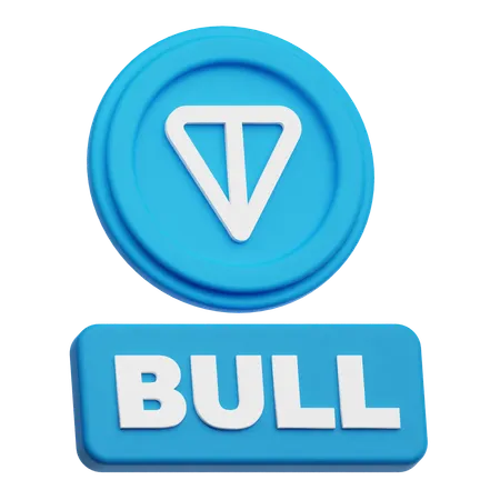 トンコインブル  3D Icon