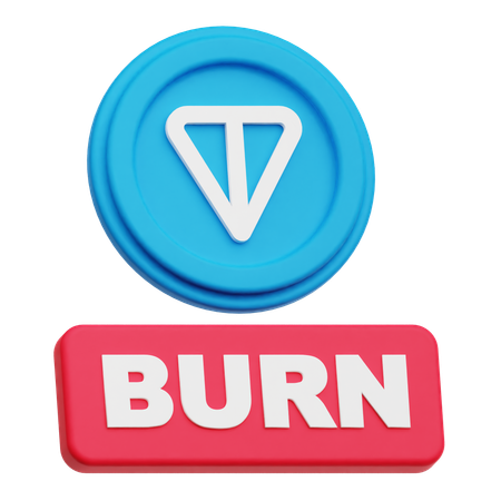 トンコインバーン  3D Icon