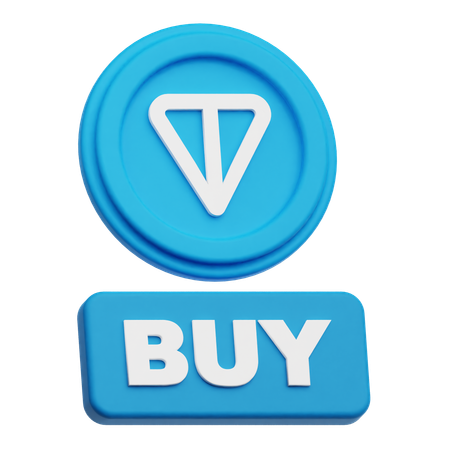 トンコイン購入  3D Icon