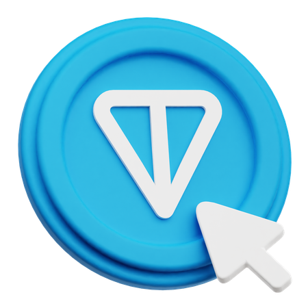 トンコインクリック  3D Icon