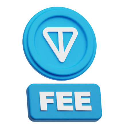トンコイン料金  3D Icon